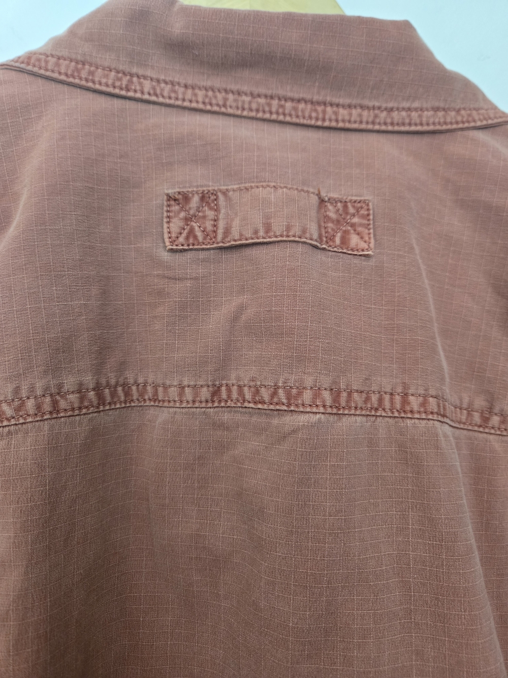 Duluth Trading Co Rust Button-Front Utility Shirtdress Jacket - Picture 8 of 9